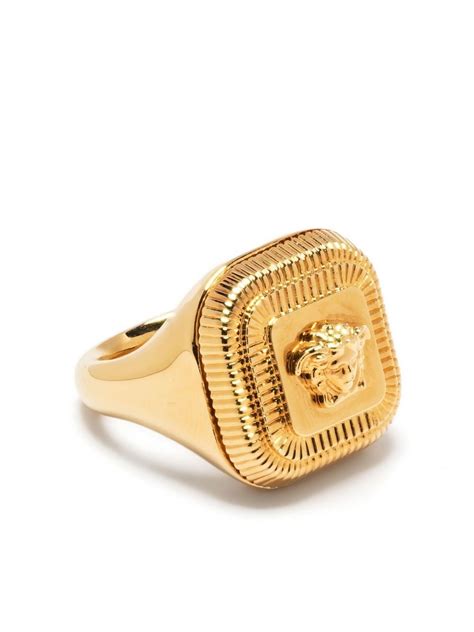 versace signet ring.